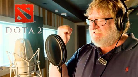 gaben announcer|Gabe Newell Mega.